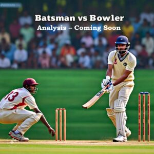 cricket player vs player analysis batsman vs 1