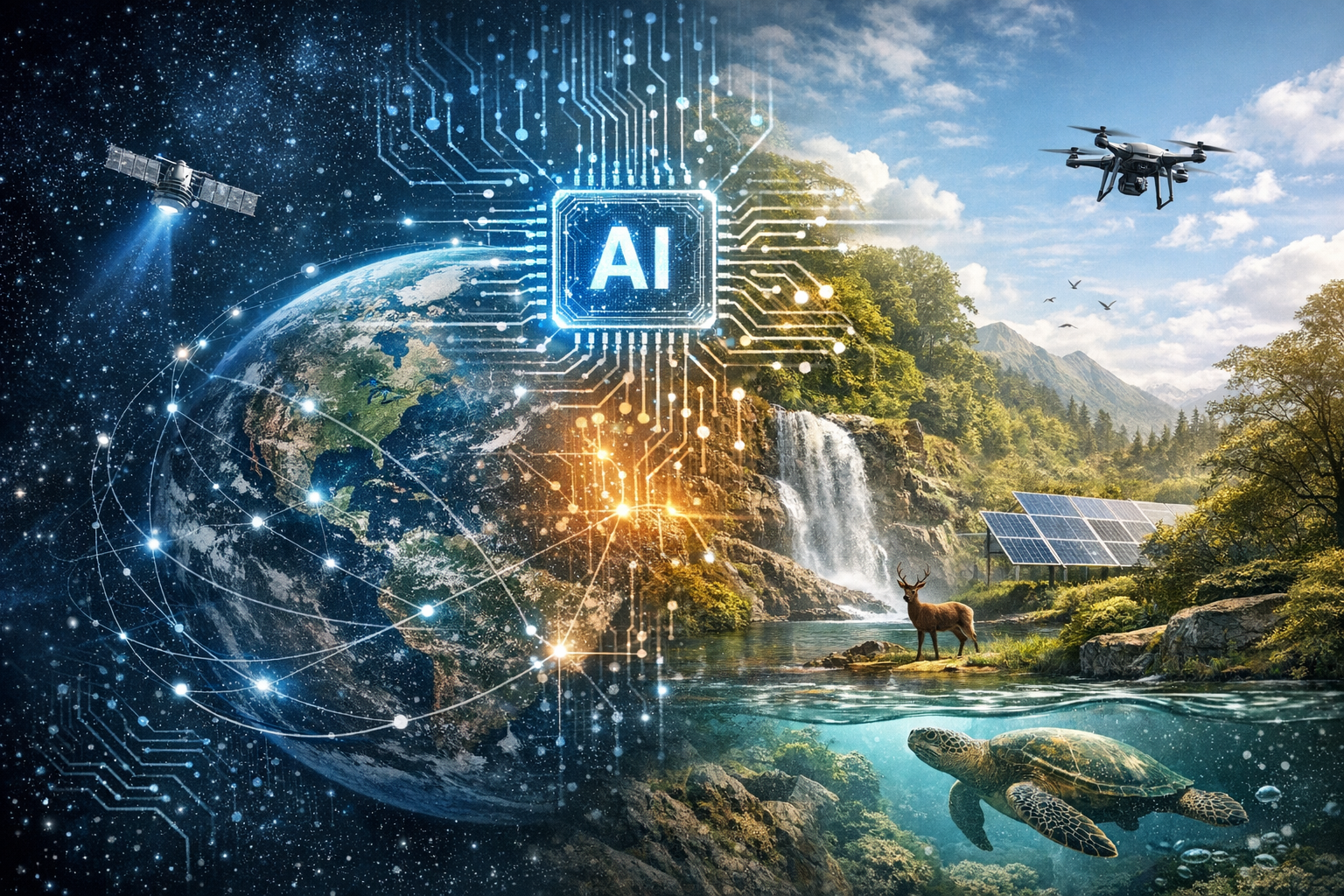 AI in Environmental Conservation technology aiding nature protection
